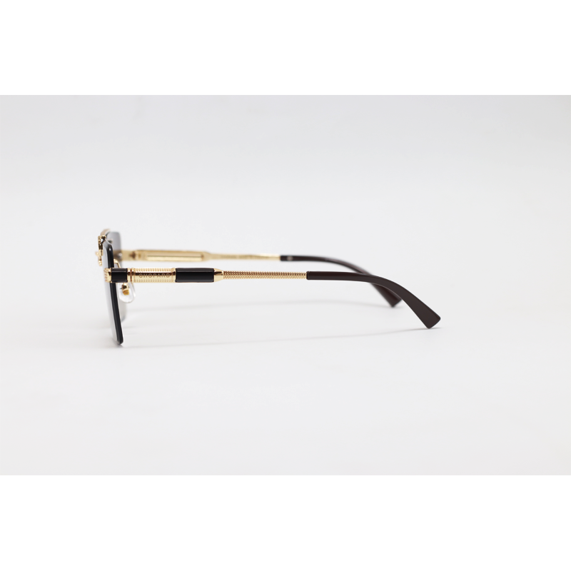 Chopard - 3171 - Golden Black Gradient - Metal - Rectangle - Double Bridge - Rimless - Sunglasses