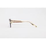 Cartier - 3147 - Golden Purple Gradient - Metal - Rectangle - Double Bridge - Rimless - Sunglasses