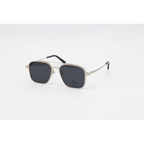 MAYBACH - 2430 - Silver - Metal - Rectangle - Double Bridge - Dual - Attachment - Blue Cut - Polarized - Eyewear - Sunglasses