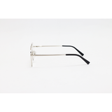 MAYBACH - 2430 - Silver - Metal - Rectangle - Double Bridge - Dual - Attachment - Blue Cut - Polarized - Eyewear - Sunglasses
