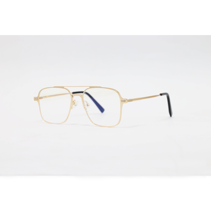 MAYBACH - 2430 - Golden - Metal - Rectangle - Dual - Attachment - Blue Cut - Polarized - Eyewear - Sunglasses