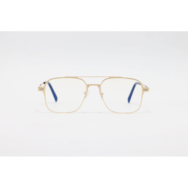 MAYBACH - 2430 - Golden - Metal - Rectangle - Dual - Attachment - Blue Cut - Polarized - Eyewear - Sunglasses