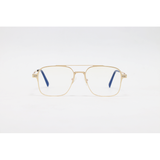 MAYBACH - 2430 - Golden - Metal - Rectangle - Dual - Attachment - Blue Cut - Polarized - Eyewear - Sunglasses