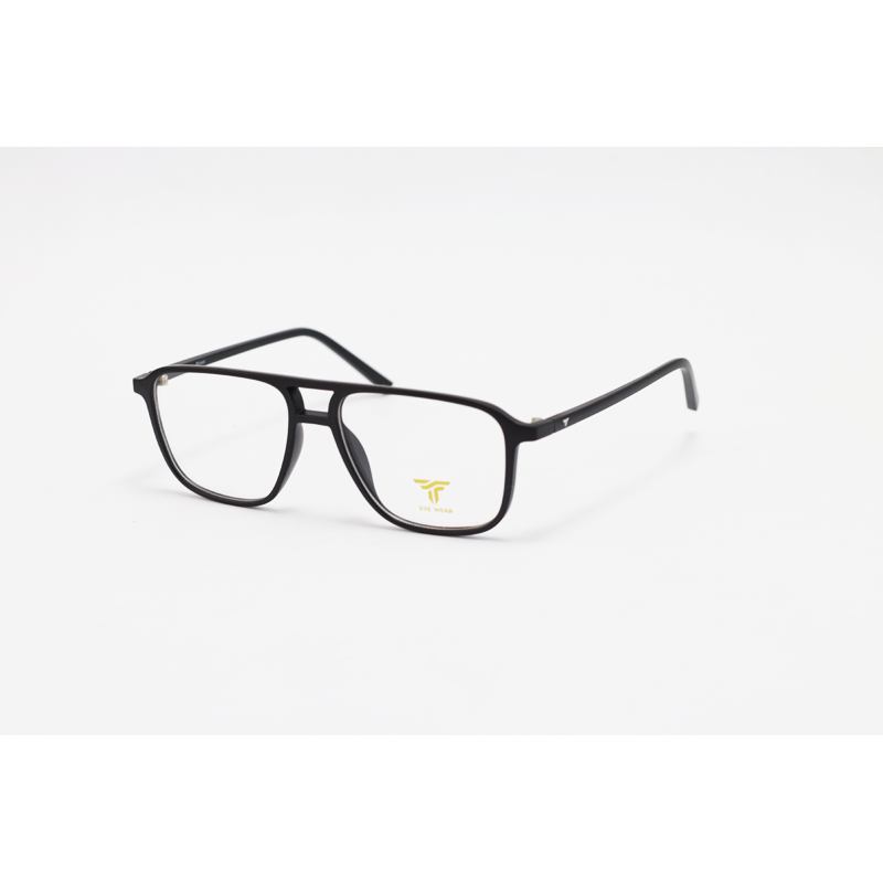 Dior - 25009 - Black - Acetate - Rectangle - Double Bridge - Dual - Attachment - Polarized - Eyewear - Sunglasses