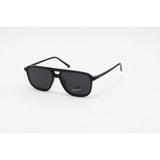 Dior - 25009 - Black - Acetate - Rectangle - Double Bridge - Dual - Attachment - Polarized - Eyewear - Sunglasses