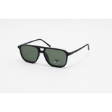 Dior - 25009 - Black - Acetate - Rectangle - Double Bridge - Dual - Attachment - Polarized - Eyewear - Sunglasses