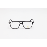 Dior - 25009 - Black - Acetate - Rectangle - Double Bridge - Dual - Attachment - Polarized - Eyewear - Sunglasses