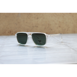 Dior - 25009 - Translucent - Acetate - Rectangle - Dual - Attachment - Polarized - Eyewear - Sunglasses