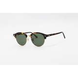 Ray Ban - 4246 - Tortoise Golden Green - Acetate - Metal - Club Round - Sunglasses