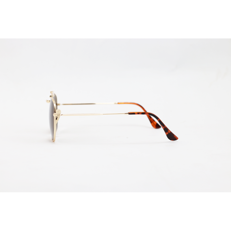 Ray Ban - 3648 - Marshall - Golden Brown - Metal - Double Bridge - Sunglasses