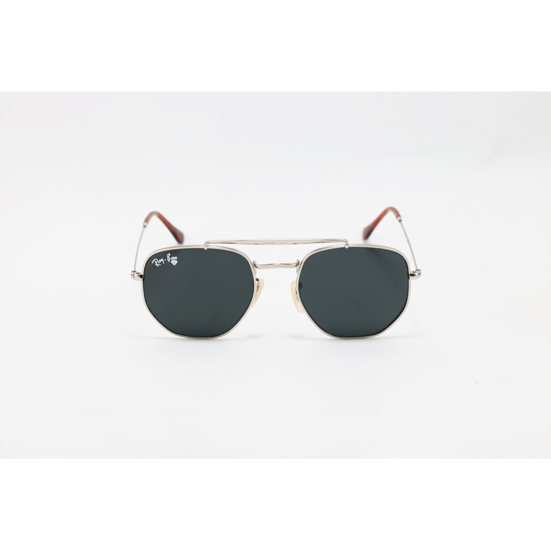 Ray Ban - 3648 - Marshall - Silver Black - Metal - Double Bridge - Sunglasses