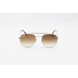 Ray Ban - 3648 - Marshall - Silver Brown Gradient - Metal - Double Bridge - Sunglasses