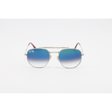 Ray Ban - 3648 - Marshall - Silver Blue Gradient - Metal - Double Bridge - Sunglasses