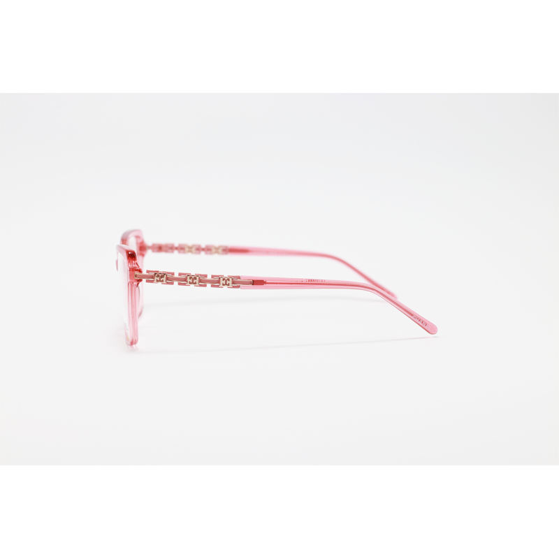 Chanel - 2063 - Pink Translucent - Acetate - Square - Eyewear