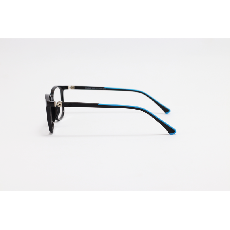 Ciordam - 2307 - Black Blue - Acetate - Rectangle - Kids - Eyewear
