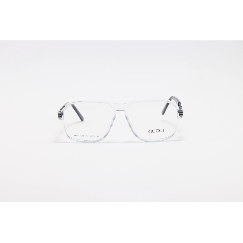 Gucci - 024 - Blue Translucent - Acetate - Aviator - Eyewear