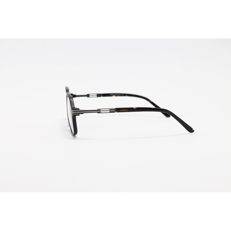 Gucci - 024 - Matte Black Tortoise - Acetate - Aviator - Eyewear