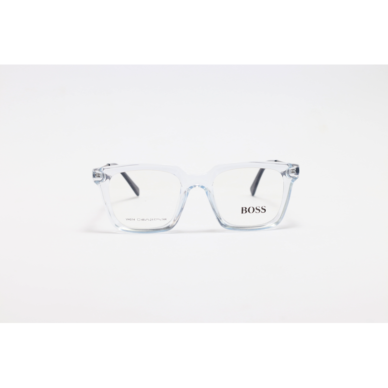 Hugo Boss - 014 - Blue Translucent - Acetate - Blue Cut - Square - Eyewear