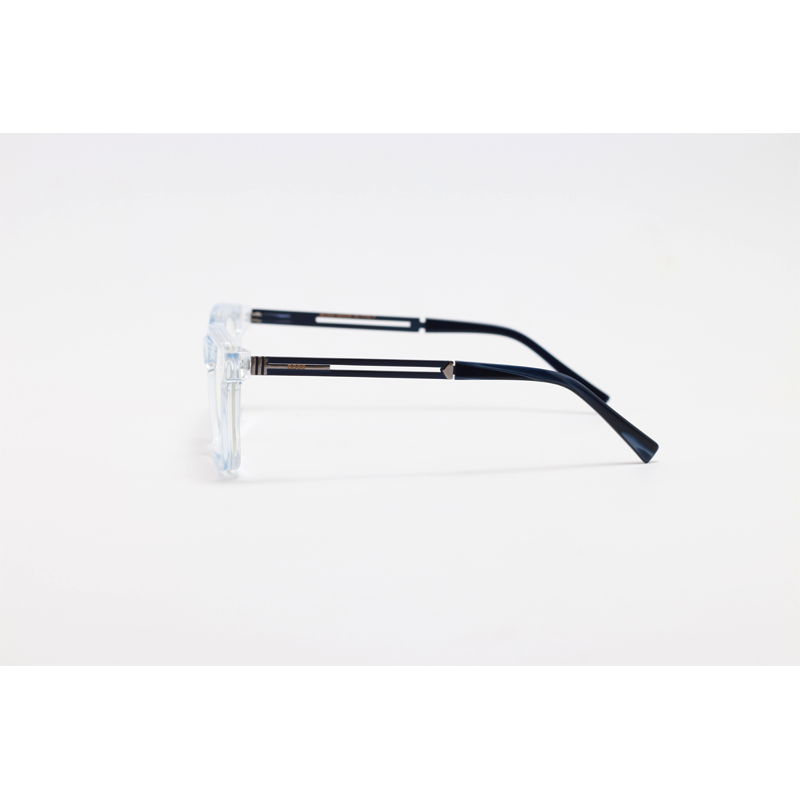 Hugo Boss - 014 - Blue Translucent - Acetate - Blue Cut - Square - Eyewear