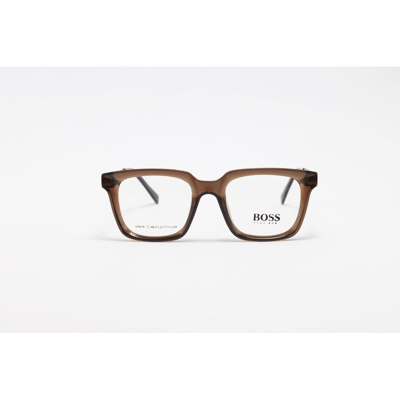Hugo Boss - 014 - Brown Translucent - Acetate - Blue Cut - Square - Eyewear