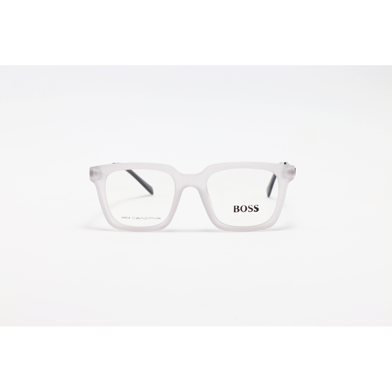 Hugo Boss - 014 - Matte Grey - Acetate - Blue Cut - Square - Eyewear