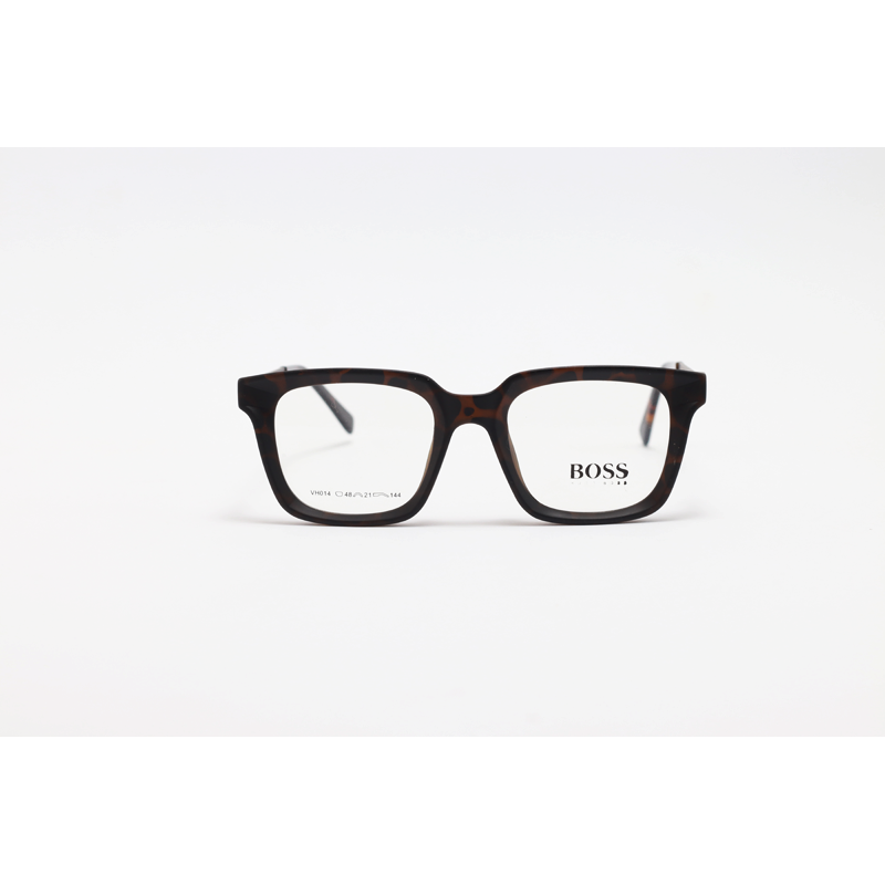 Hugo Boss - 014 - Matte Tortoise - Acetate - Blue Cut - Square - Eyewear