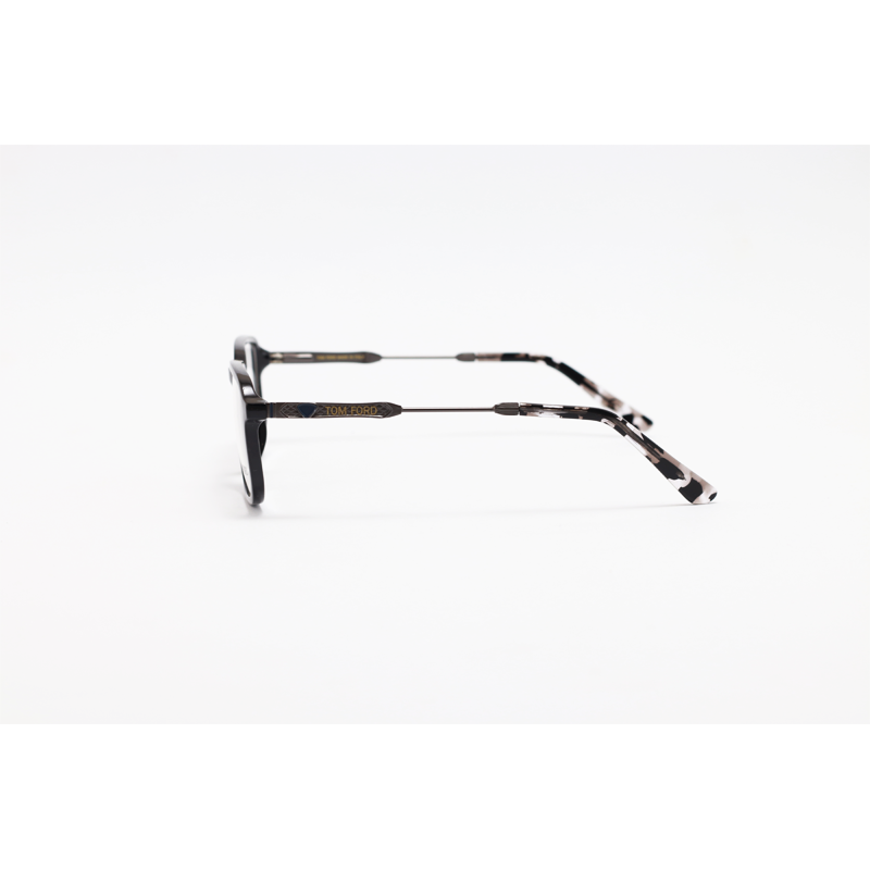 Tom Ford - 018 - Black - Acetate - Rectangle - Eyewear