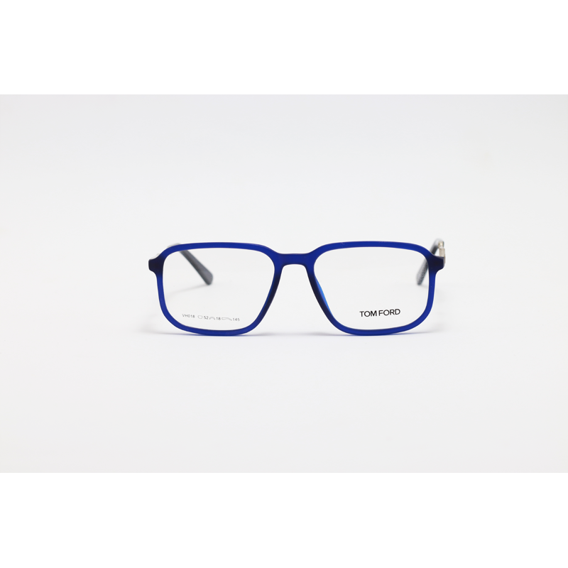 Tom Ford - 018 - Matte Blue - Acetate - Rectangle - Eyewear