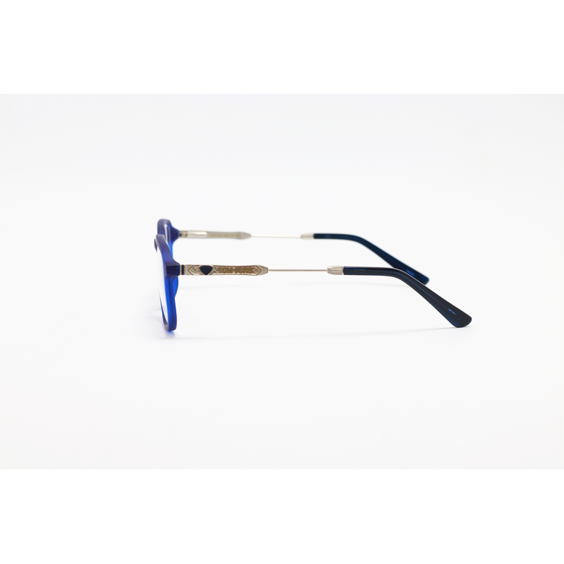 Tom Ford - 018 - Matte Blue - Acetate - Rectangle - Eyewear