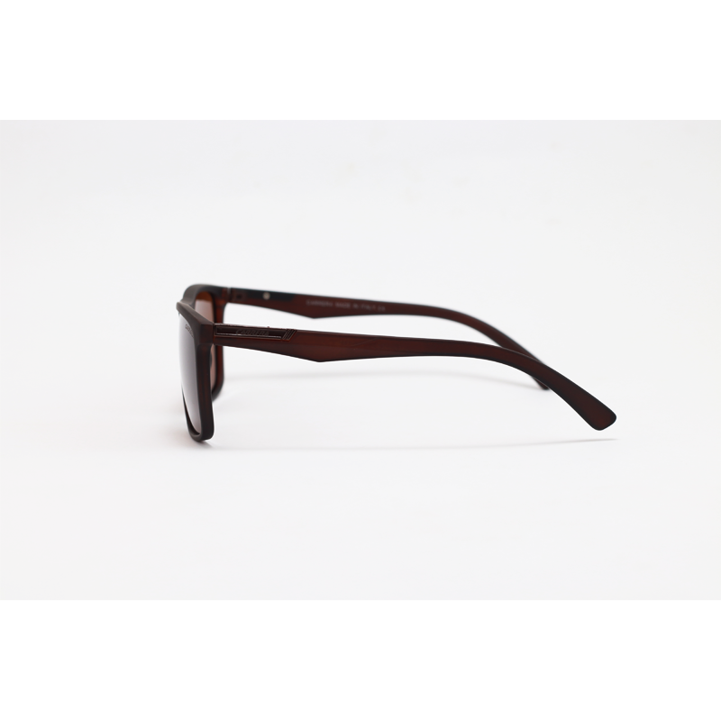Carrera - 2412 - Matte Brown - Acetate - Rectangle - Polarized - Sunglasses