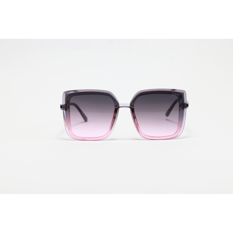 Dior - 8623 - Grey Pink Gradient - Acetate - Square - Sunglasses
