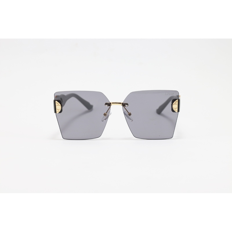 Dior - 23145 - Grey - Acetate - Rimless - Square - Sunglasses