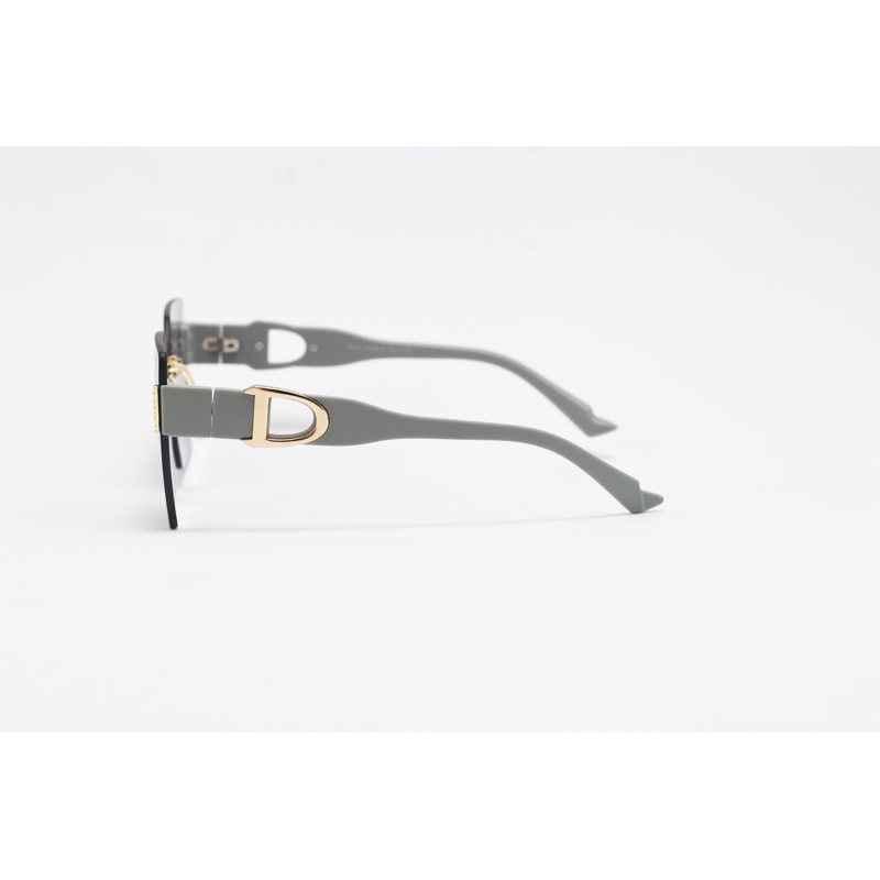 Dior - 23145 - Grey - Acetate - Rimless - Square - Sunglasses