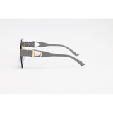 Dior - 23145 - Grey - Acetate - Rimless - Square - Sunglasses