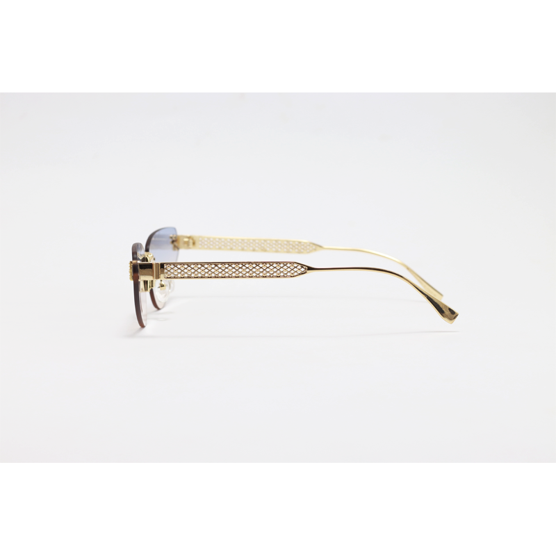 Firebird - 8076 - Golden Havana - Metal - Rimless - Sunglasses