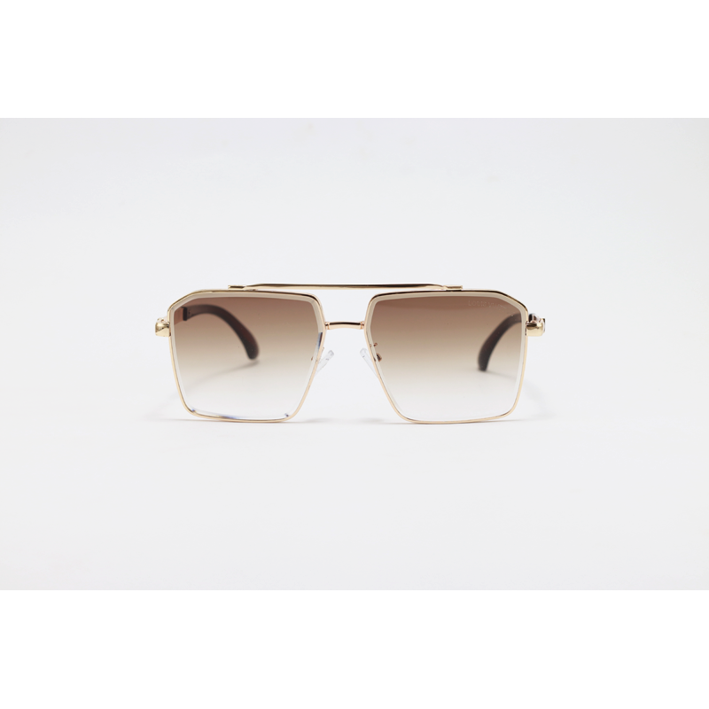 Louis Vuitton - 1012 - Golden Brown Gradient - Metal - Double Bridge - Sunglasses