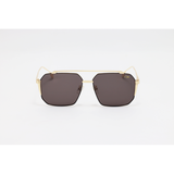 Cazal - MOD755 - Golden Black - Metal - Double Bridge - Square - Sunglasses