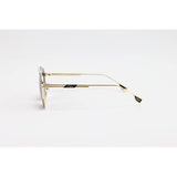 Cazal - MOD755 - Golden Black - Metal - Double Bridge - Square - Sunglasses