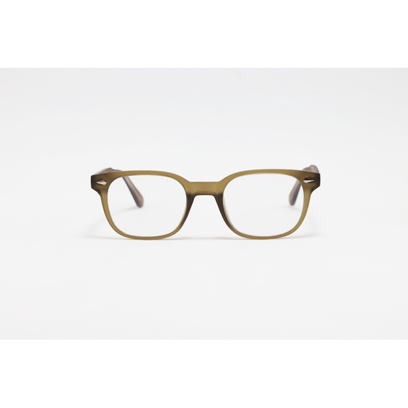 Moscot - 6228 - Brown Translucent - Acetate - Blue Cut - Rectangle - Eyewear