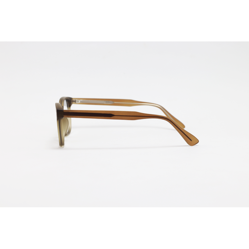 Moscot - 6228 - Brown Translucent - Acetate - Blue Cut - Rectangle - Eyewear
