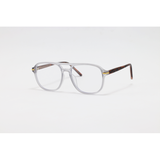David Beckham - 6253 - Matte Grey Tortoise - Acetate - Blue Cut - Aviator - Eyewear