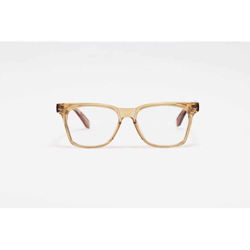 Moscot - 9809 - Brown Translucent - Acetate - Blue Cut - Rectangle - Eyewear