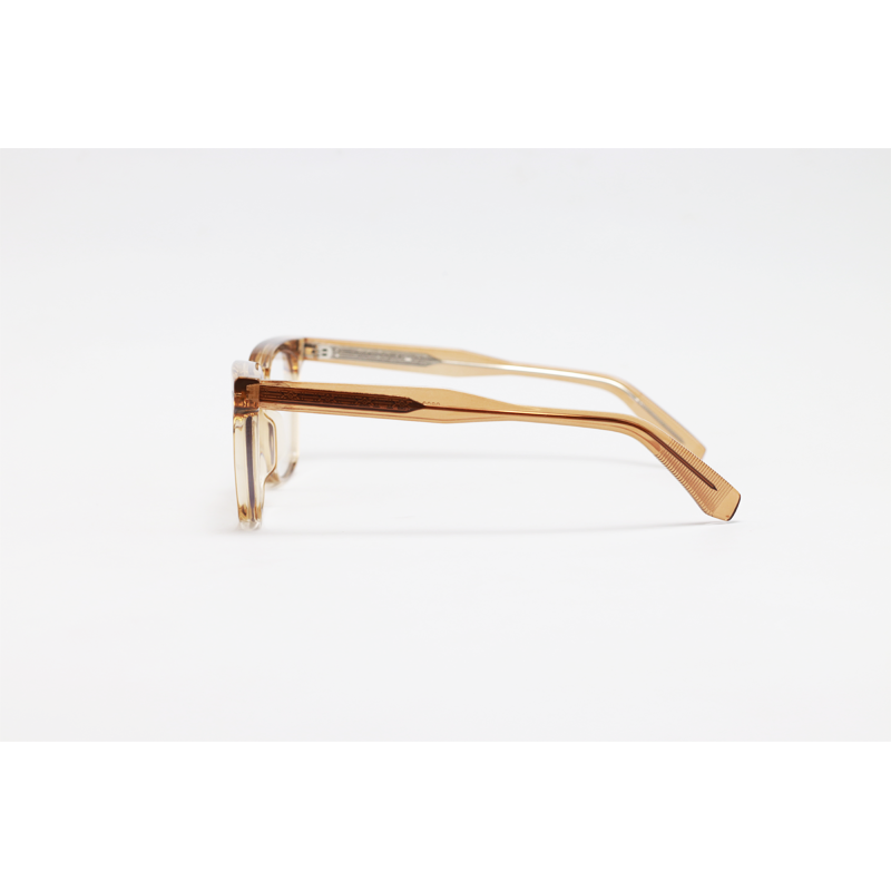 Moscot - 9809 - Brown Translucent - Acetate - Blue Cut - Rectangle - Eyewear