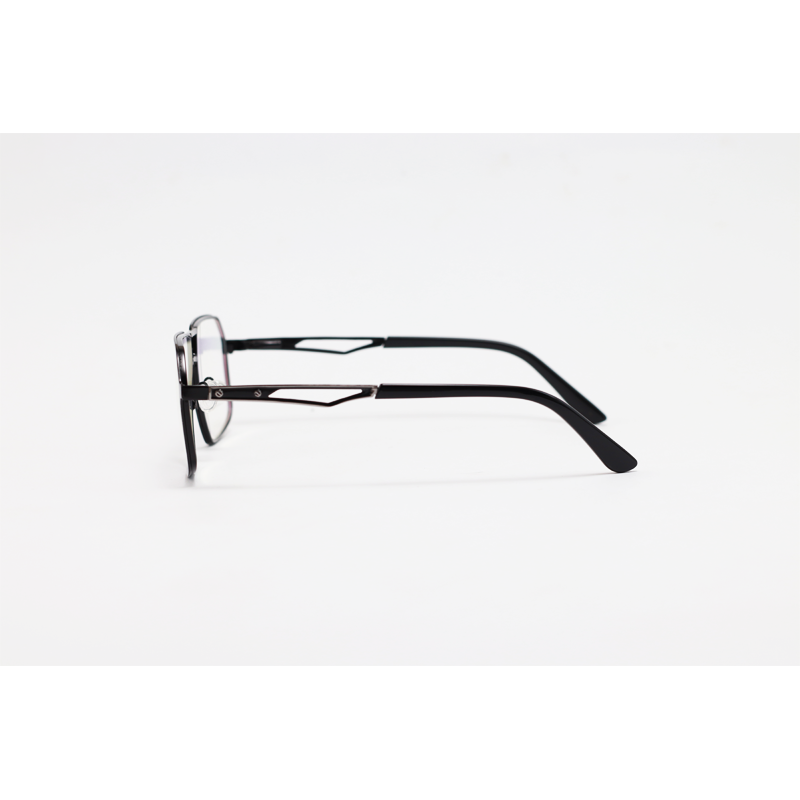 Cartier - 6312 - Black - Metal - Double Bridge - Rectangle - Eyewear