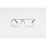 Cartier - 6312 - Golden Black - Metal - Double Bridge - Rectangle - Eyewear
