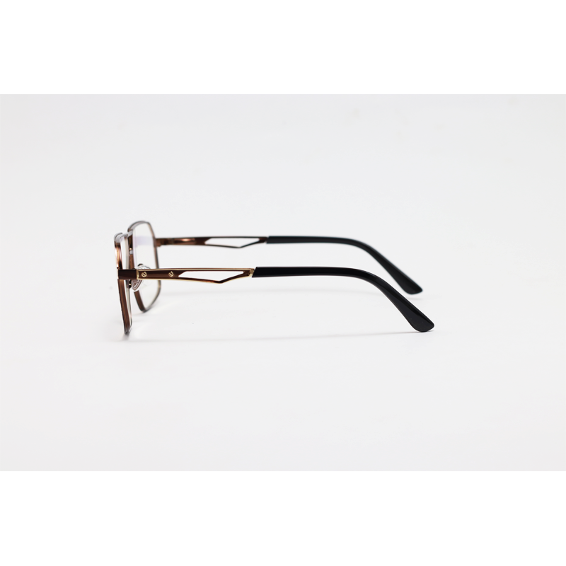 Cartier - 6312 - Golden Bronze - Metal - Double Bridge - Rectangle - Eyewear