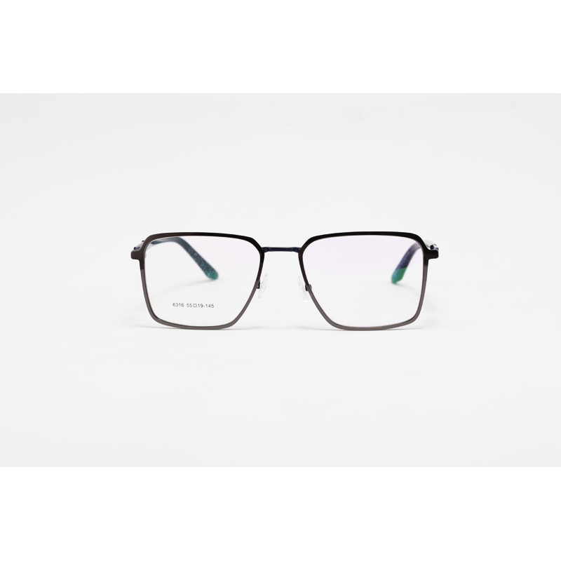 Cartier - 6316 - Gun Blue - Metal - Rectangle - Eyewear