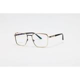 Cartier - 6316 - Golden Black - Metal - Rectangle - Eyewear