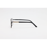 Cartier - 6316 - Golden Black - Metal - Rectangle - Eyewear