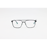 Carrera - 7702 - Black - Metal - Rectangle - Double Bridge - Eyewear